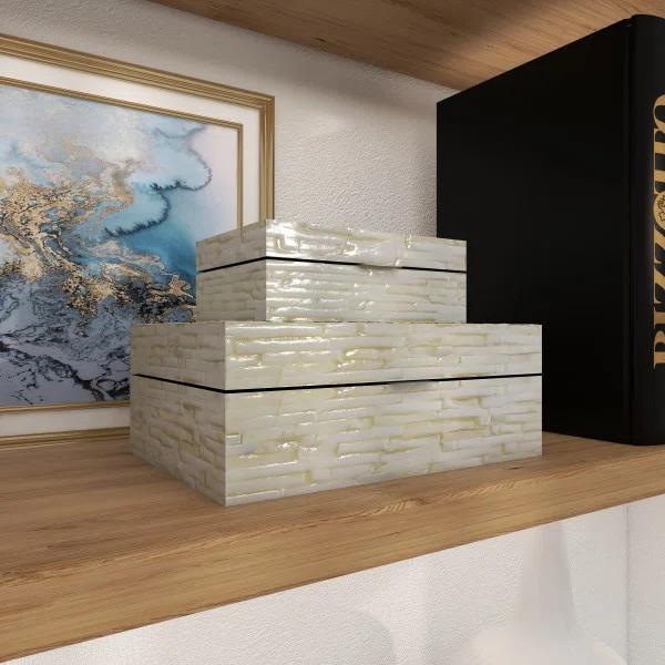 2 - Piece Handmade Decorative Box