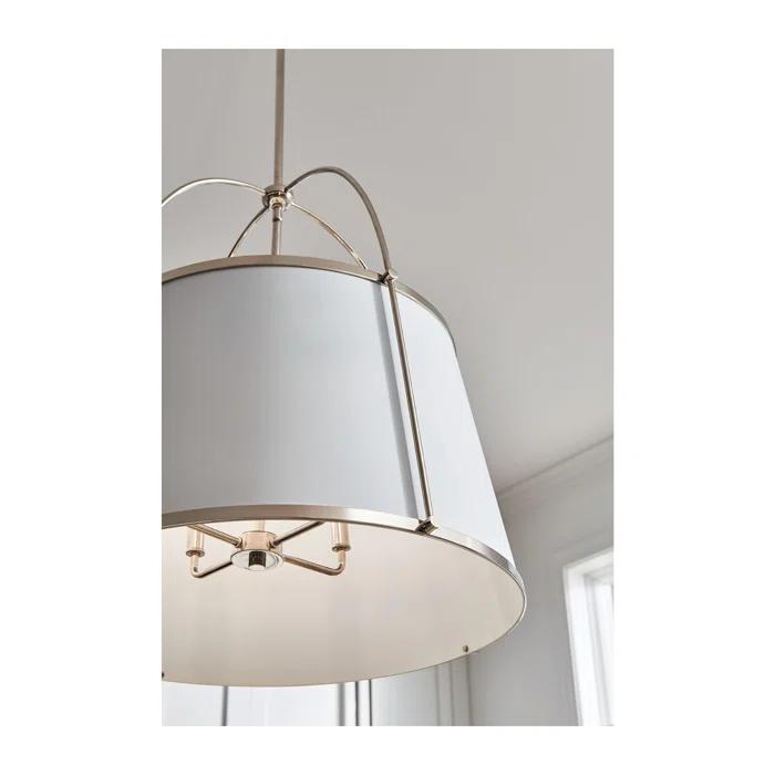 4895WS-Hinkley Lighting-Clarke - 4 Light Large Pendant in Traditional-Transitional Style - 24.5 Inches Wide by 25.25 Inches High-Warm Brass Finish