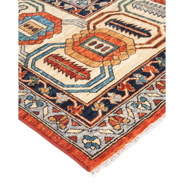 One-of-a-Kind 11' 3" X 15' 10" New Age Wool Area Rug in Orange