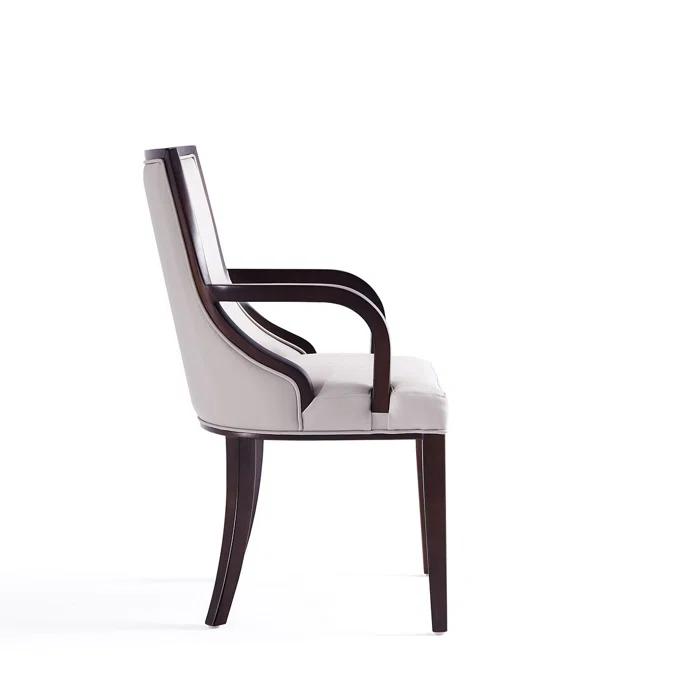 Faux Leather Upholstered Armchair
