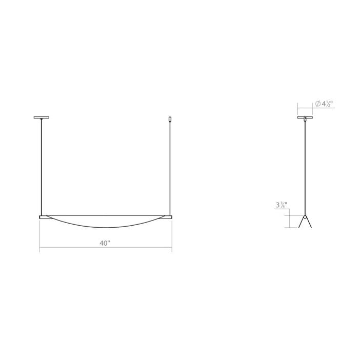 Tela™ 1 - Light LED Unique/Statement Pendant