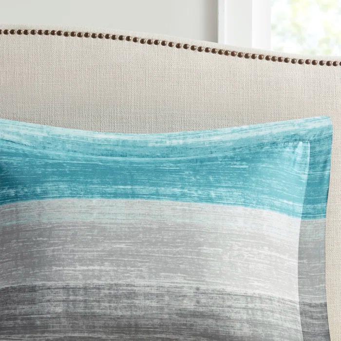 Saben Striped Comforter Set with Cotton Bed Sheets