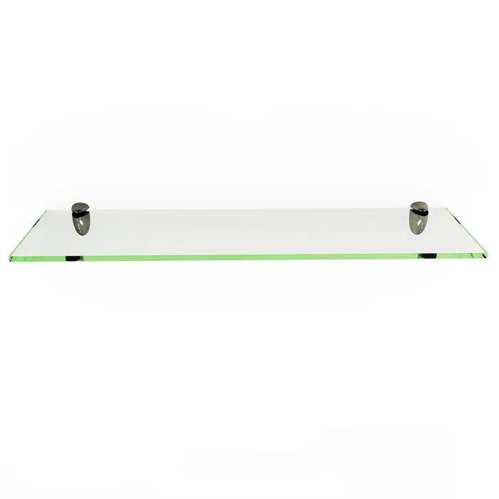 Latitude Run® Glass Accent Shelf with Adjustable Shelves