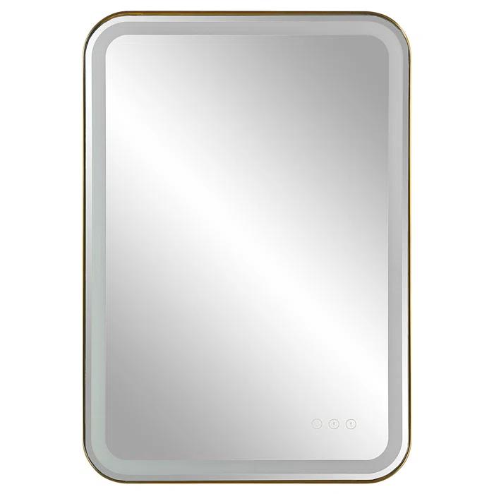 Uttermost Crofton Metal Flat LED Wall Mirror