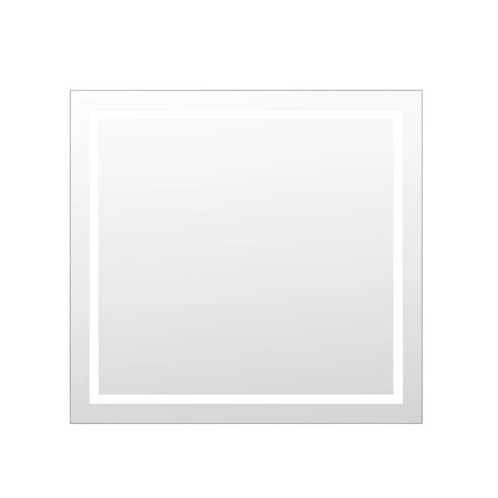 Wyndham Collection Miramar Lighted Mirror with Dimmer and Defogger, Wall Switch Direct