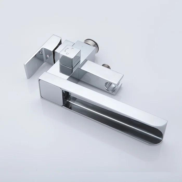 1 Handle Bathroom Freestanding Tub Filler with Diverter