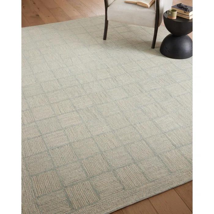 Chris Loves Julia x Loloi Chris Loves Julia x Loloi Francis Collection FRA-03 Silver / Sky, Contemporary  Area Rug