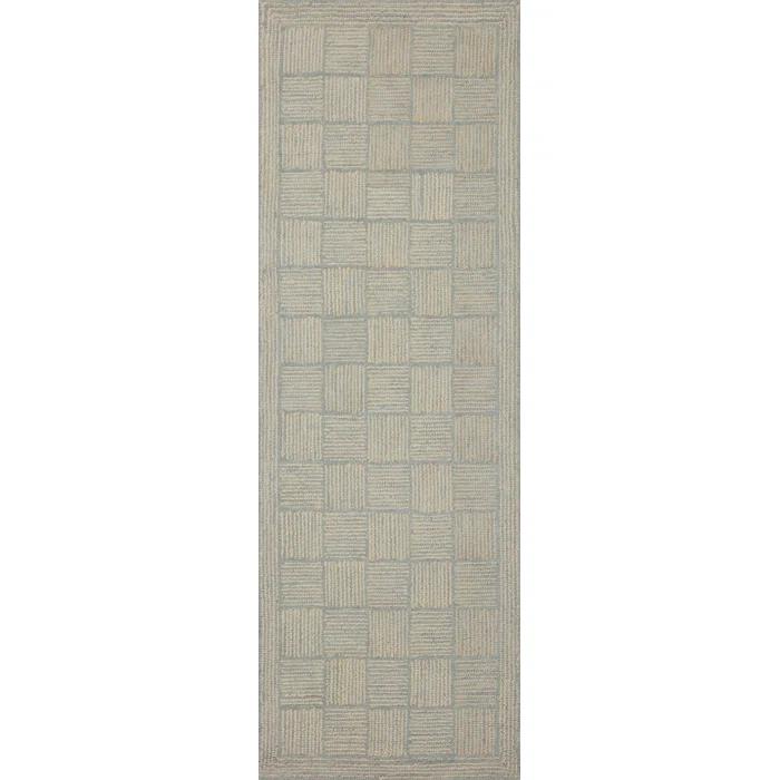 Chris Loves Julia x Loloi Chris Loves Julia x Loloi Francis Collection FRA-03 Silver / Sky, Contemporary  Area Rug