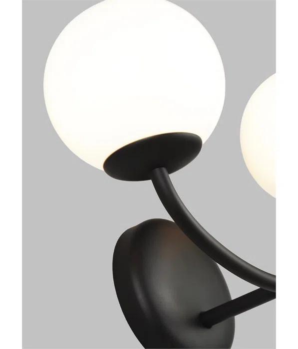 Galassia Vanity Light by AERIN - Black / 2 Light