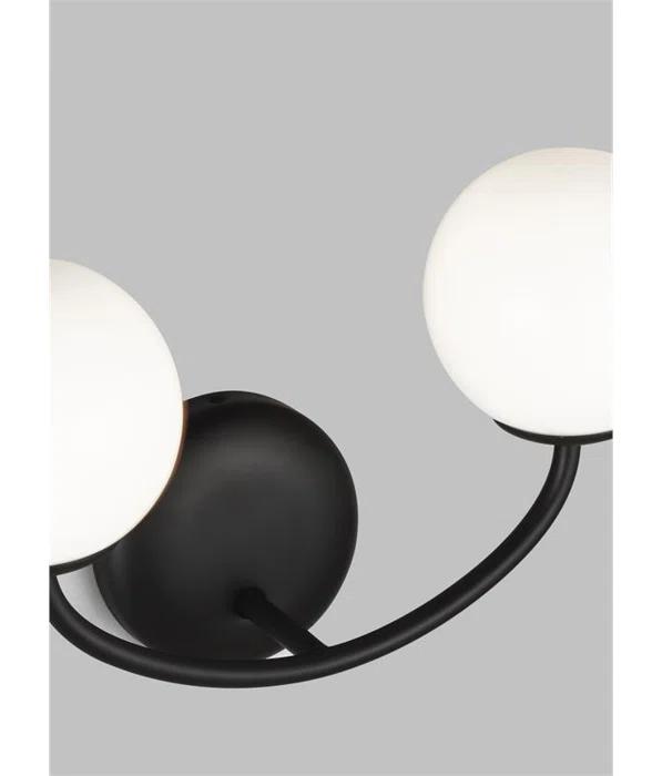 Galassia Vanity Light by AERIN - Black / 2 Light