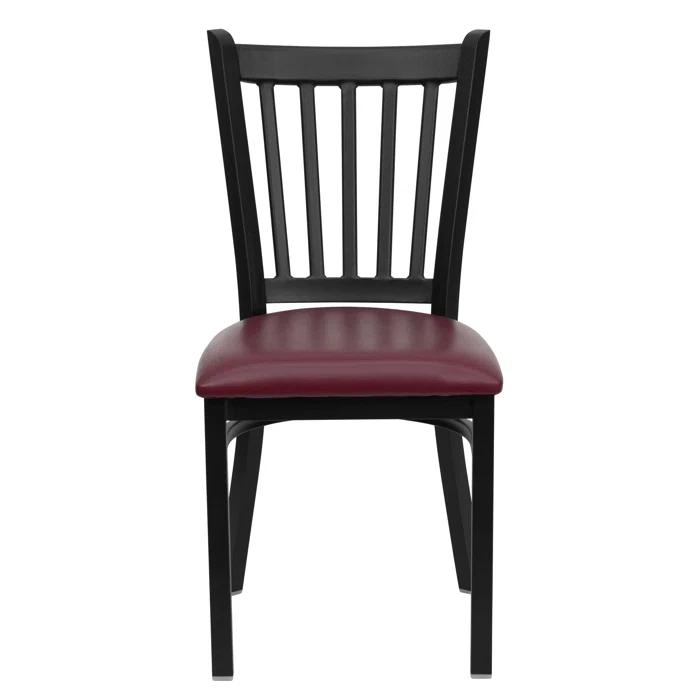 Flash Furniture Hercules Prompton Modern Vertical Back Metal Restaurant Chairs by Flash Furniture (Set of 2)