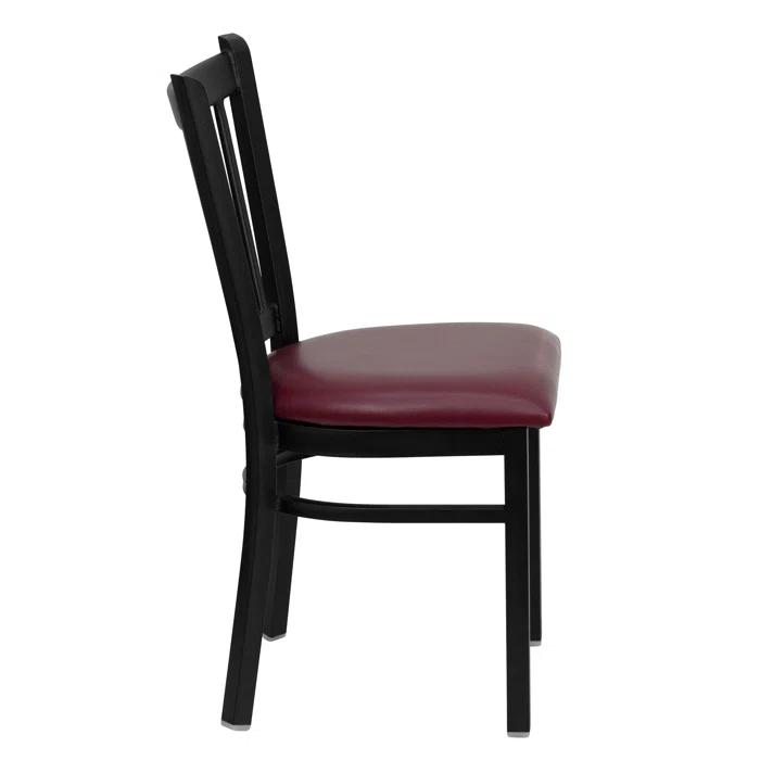 Flash Furniture Hercules Prompton Modern Vertical Back Metal Restaurant Chairs by Flash Furniture (Set of 2)