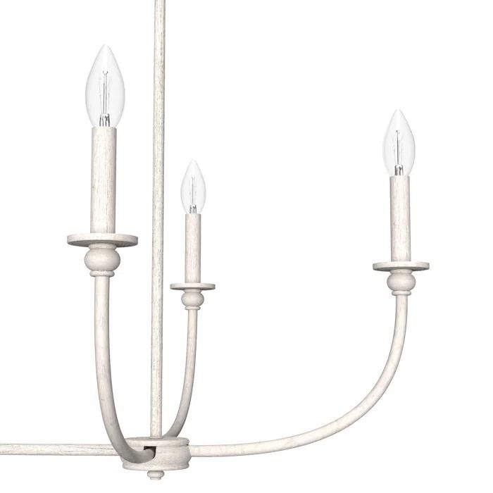 Hunter Southcrest 6 Light Linear Chandelier Ceiling Light Fixture
