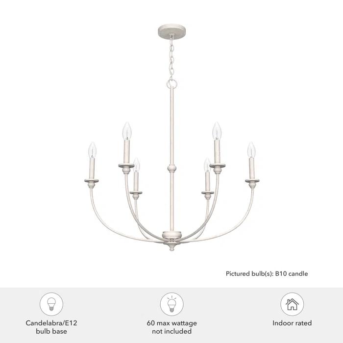 Hunter Southcrest 6 Light Chandelier Ceiling Light Fixture