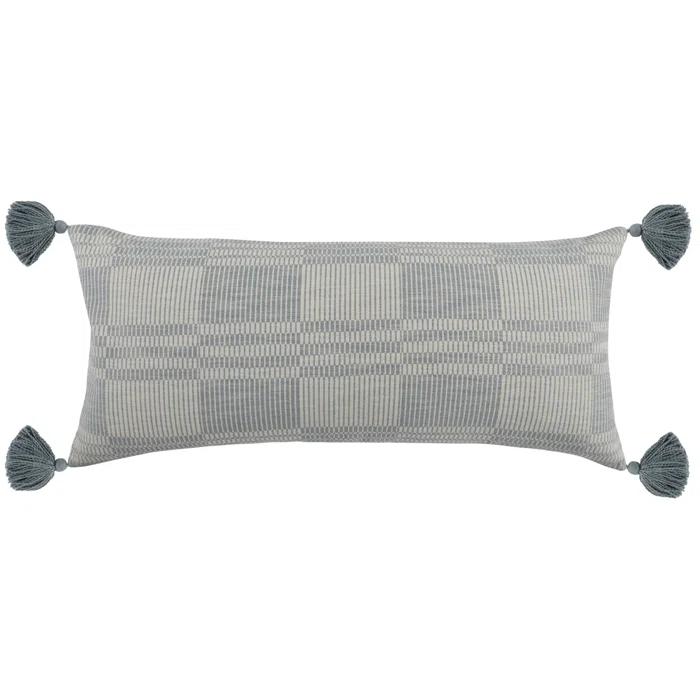 Kosas Home Nieve, 16"x36" Throw Pillow in Sandy Blue