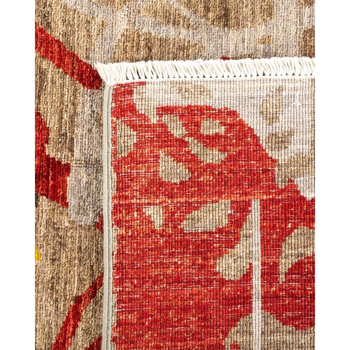 Solo Rugs Hand Knotted Wool Contemporary Eclectic Gray Area Rug 9' 1" x 11' 9" | Perigold