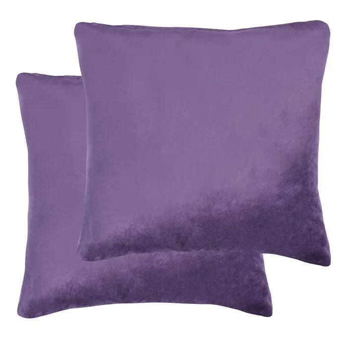 Safavieh Velvet Reversible Pillow Cover (Set of 2)