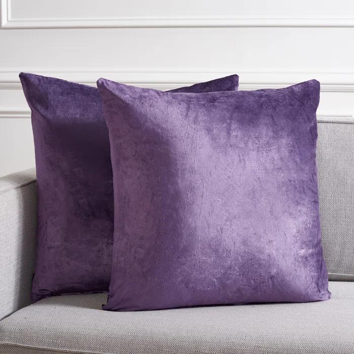 Safavieh Velvet Reversible Pillow Cover (Set of 2)