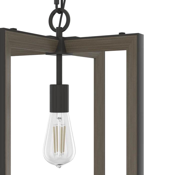Woodburn 1 - Light Single Geometric Pendant