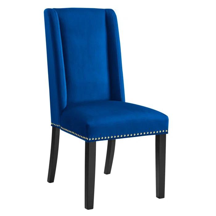 Modway Modway Baron Performance Velvet Dining Chairs - Set of 2