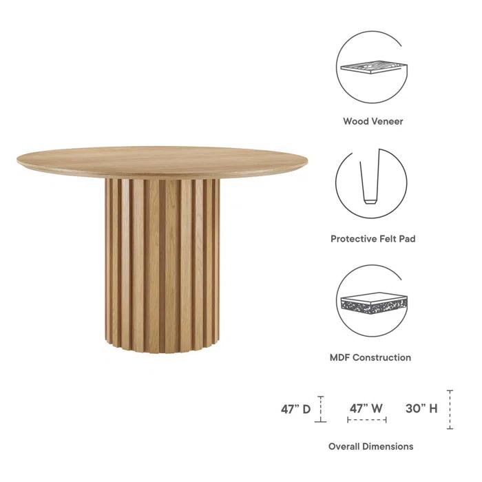 ESTETICA FURNITURE Modway Senja 47" Round Dining Table