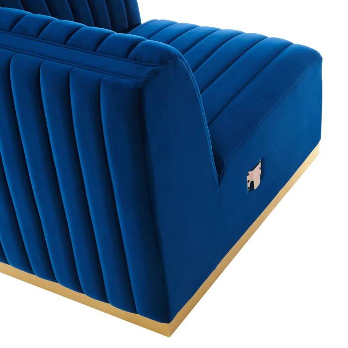 Conjure Channel Tufted Upholstered Fabric Sofa by Modway