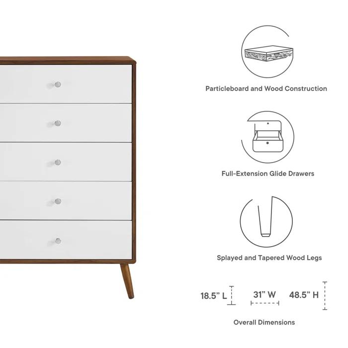 Transmit 5-Drawer Chest by Modway