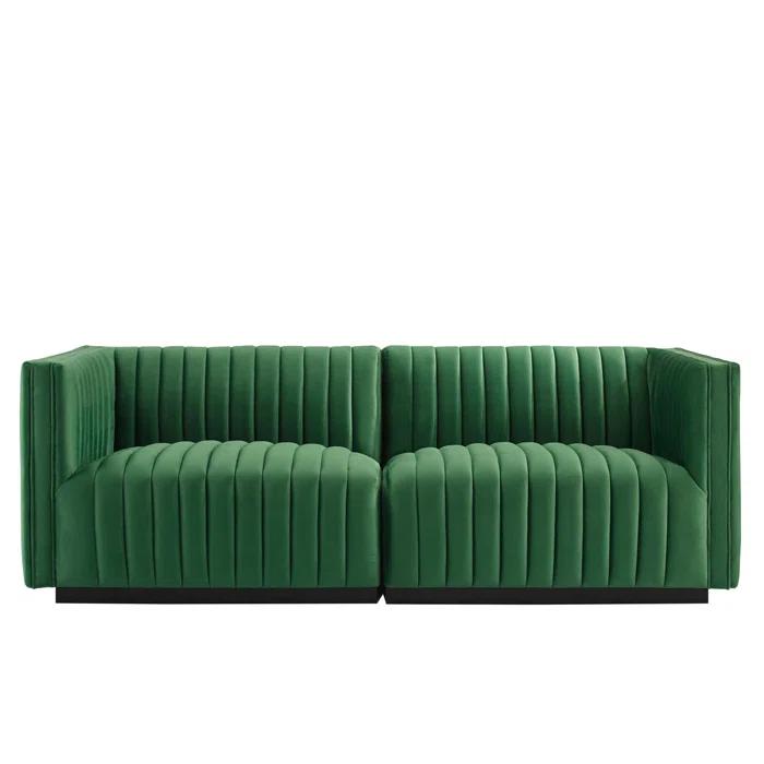 73'' Velvet Sofa