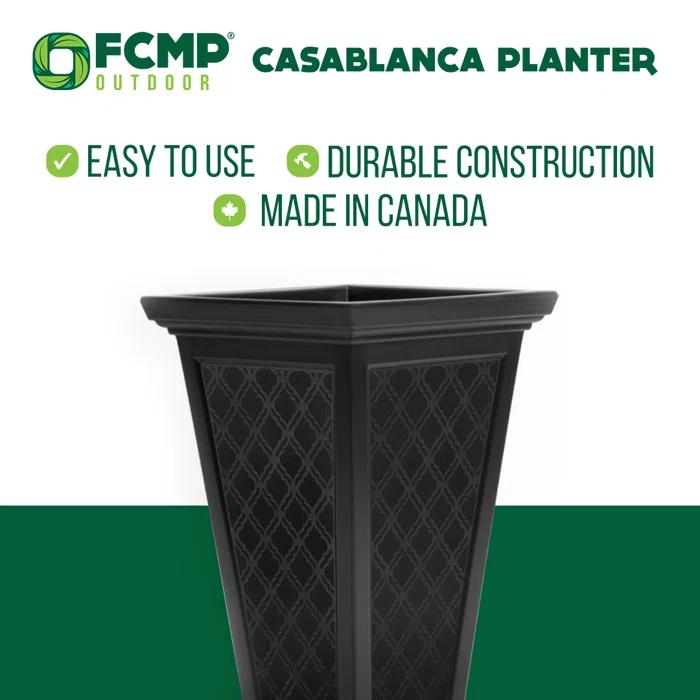 FCMP Outdoor  2 - Piece Self-Watering Plastic Pot Planter Set & Reviews | Wayfair