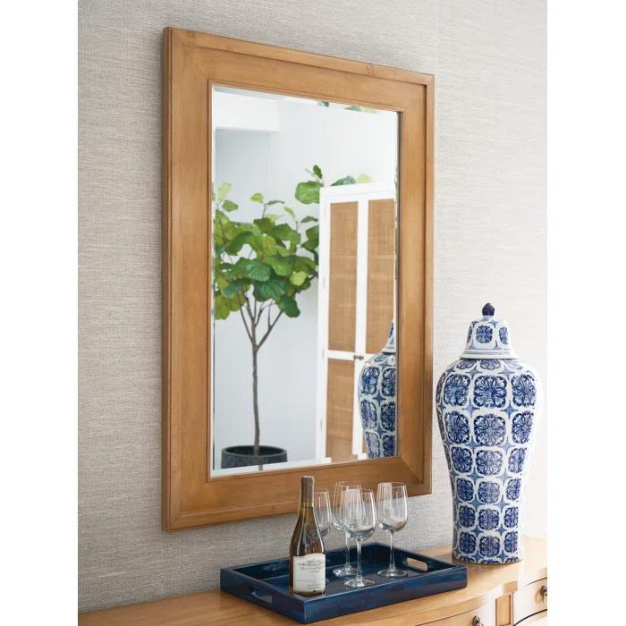 Laguna Wood Flat Wall Mirror