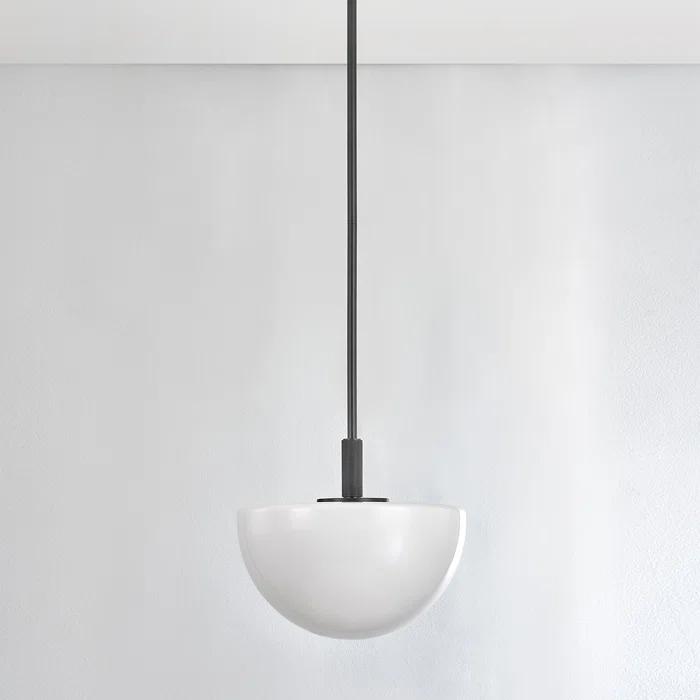 Hammond Pendant Light - Polished Nickel / 15" Dia