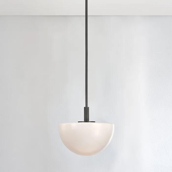 Hammond Pendant Light - Polished Nickel / 15" Dia