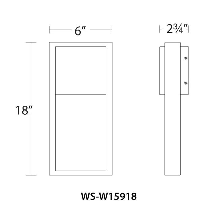 Archetype Aluminum LED Wall Light