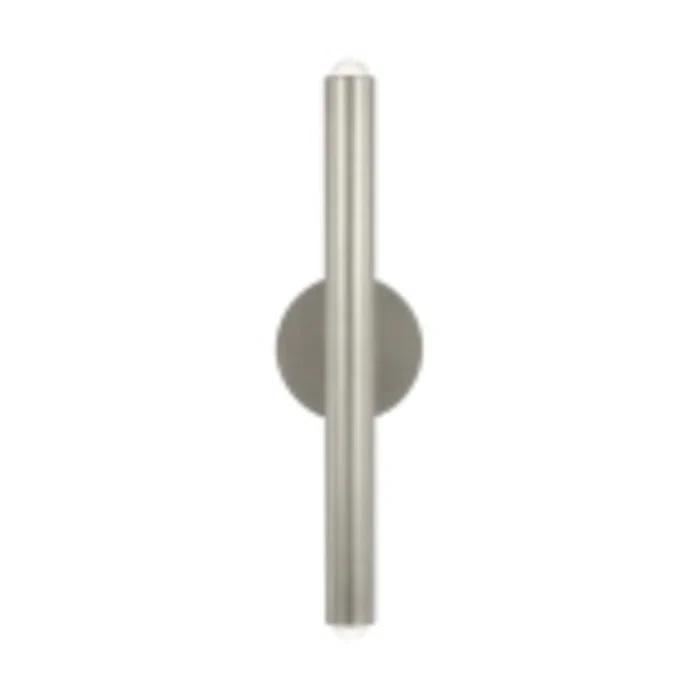 Ebell 16" Modern Dimmable LED Wall Sconce in Antique Nickel
