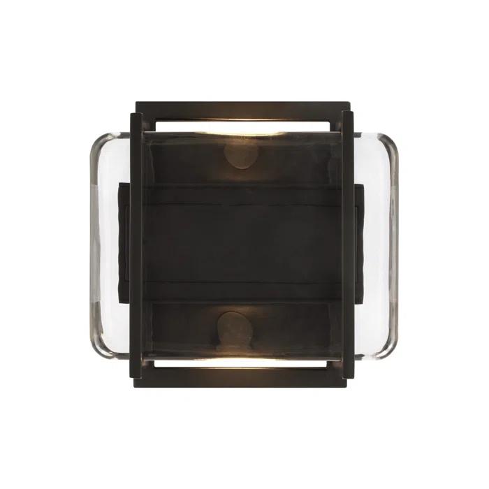 Duelle Nightshade Black Dimmable LED Wall Sconce
