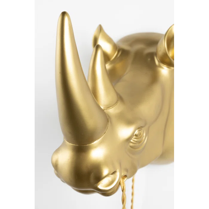 Bold Monkey Resin Flush Mounted Sconce