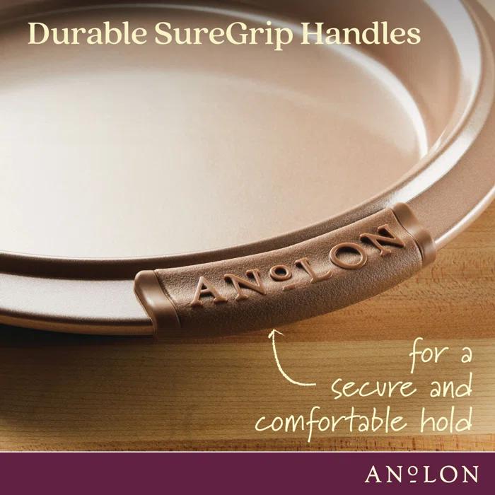 Anolon Advanced Nonstick Bakeware / Baking Set with Silicone Grips