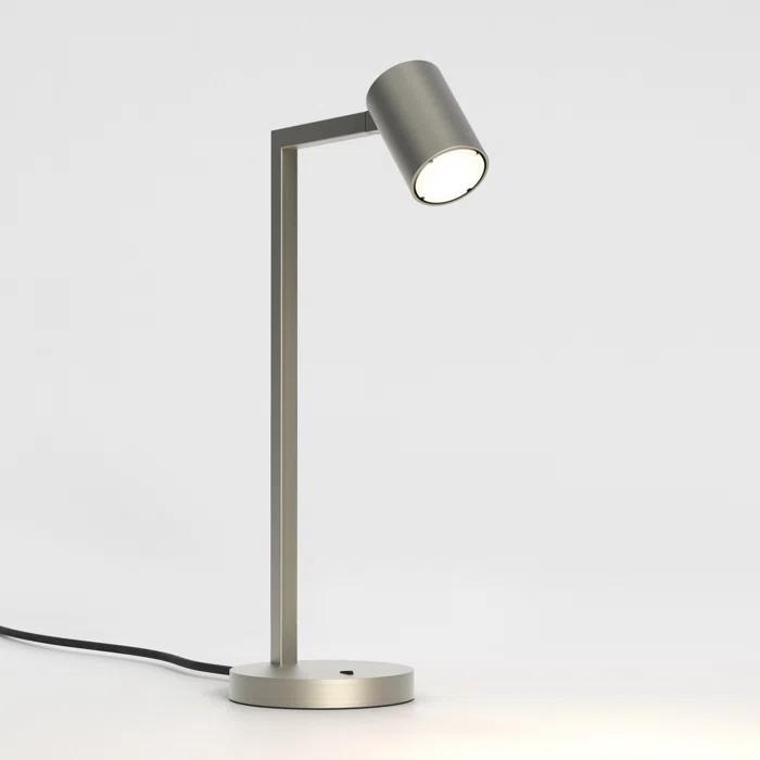 Astro Ascoli Desk Indoor Table Lamp (Matt Black) - Dry Rated - GU10 Lamp, Designed in Britain - 1286135-3 Years Guarantee
