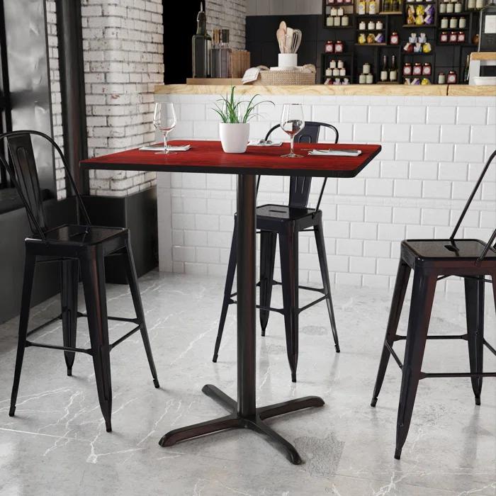 Flash Furniture Laminate Table Top with Table Height Base & Reviews | Wayfair
