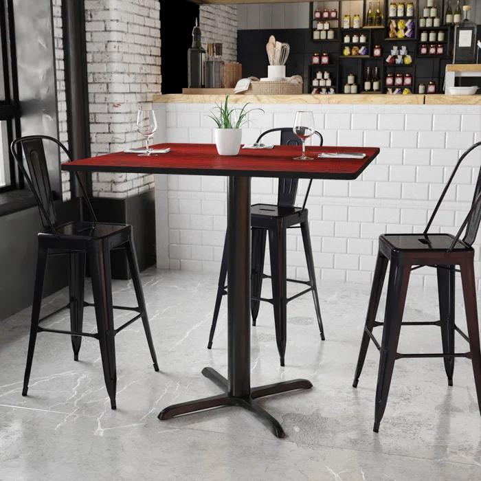 Flash Furniture Laminate Table Top with Table Height Base & Reviews | Wayfair