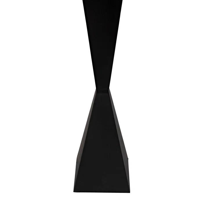 Noir Brixton 66'' Matte Black Torchiere Floor Lamp