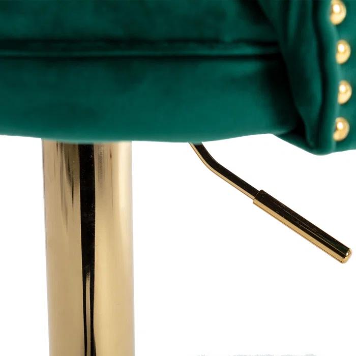 Rosdorf Park Swivel Adjustable Height Counter Stool (Set of 2)