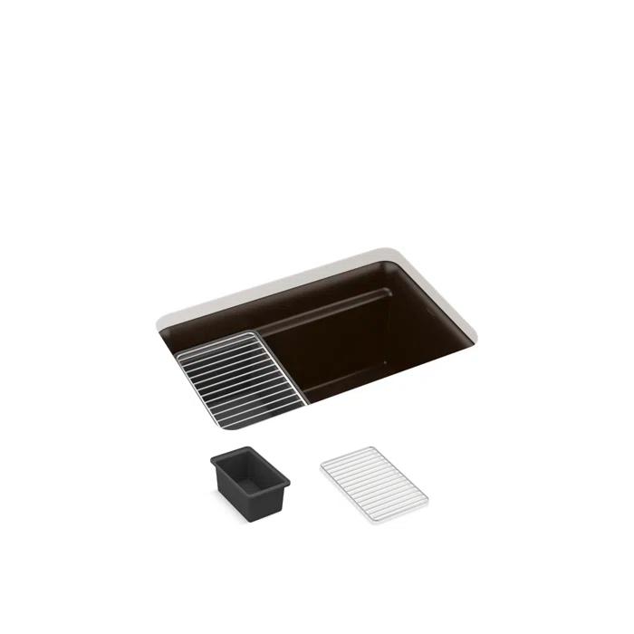 Cairn 27-1/2 in. X 18-5/16 in. X 12-5/8 in. Undermount Utility Sink