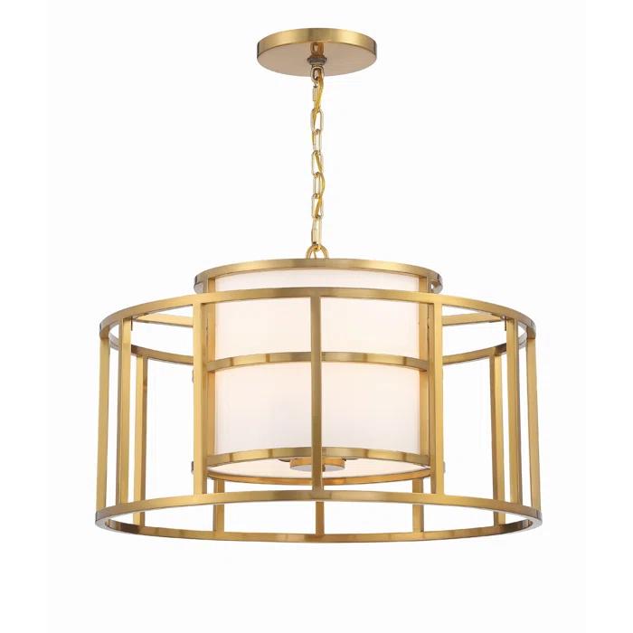 Crystorama Lighting Hulton 5 - Light Chandelier in  Gold