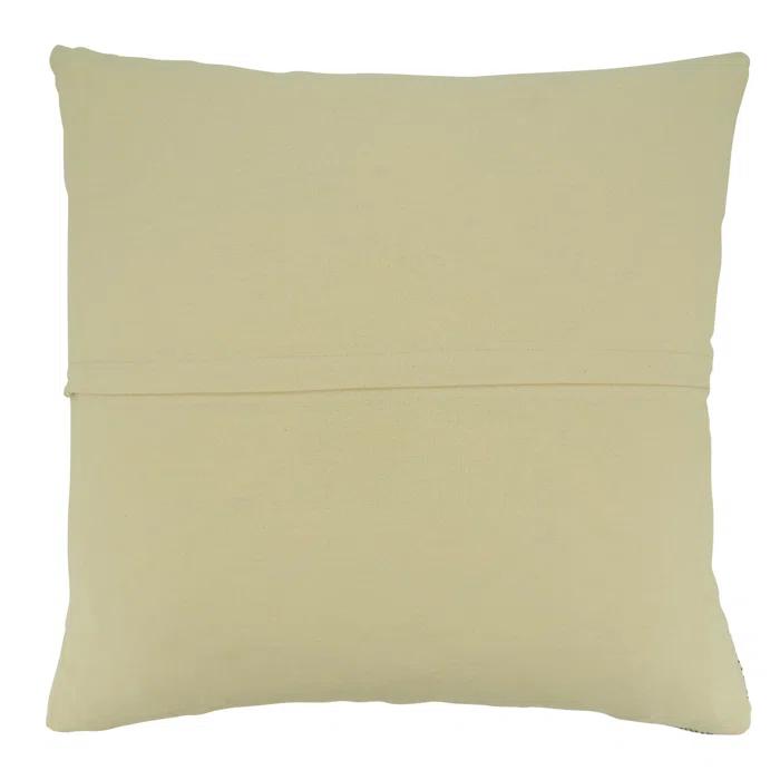 Striped Cotton Throw Pillow