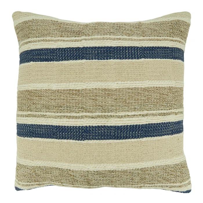 Striped Cotton Throw Pillow