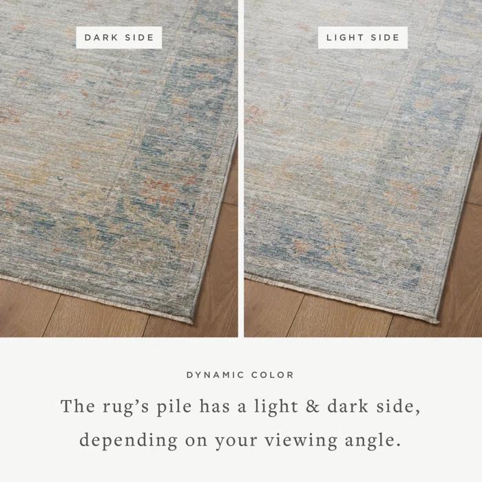 Magnolia Home By Joanna Gaines X Loloi Millie Slate Area Rug
