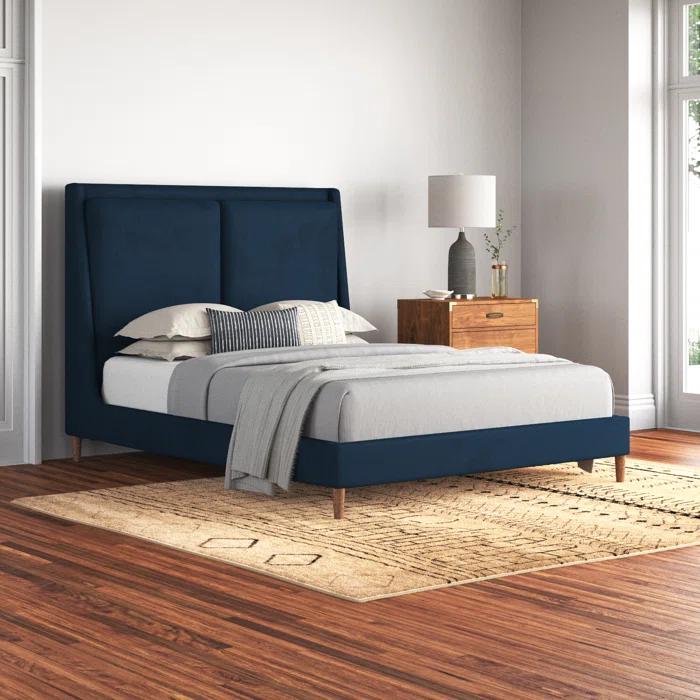 Rexford Platform Bed - Cream / Queen