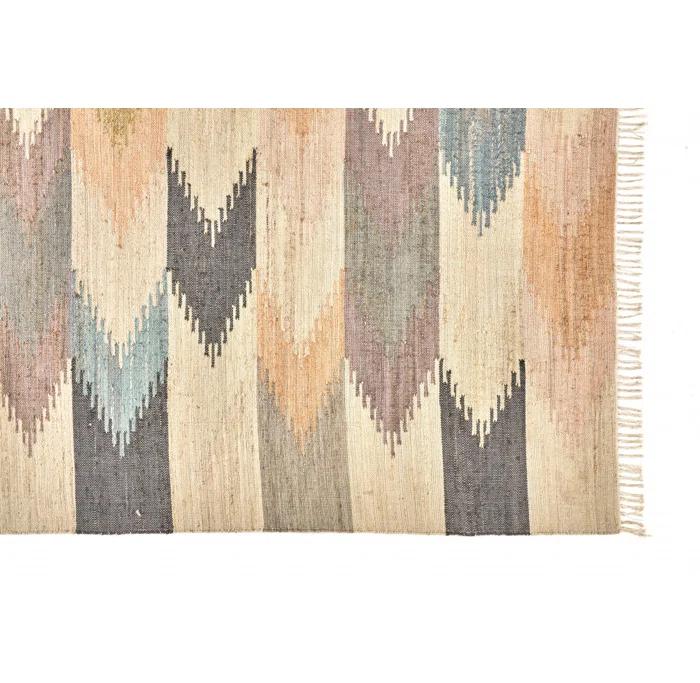 Cara Southwestern Handmade Dhurrie Buff Orange Area Rug