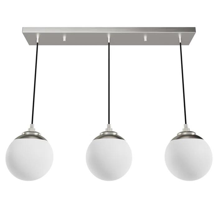 Hepburn 3 - Light Linear Globe Pendant